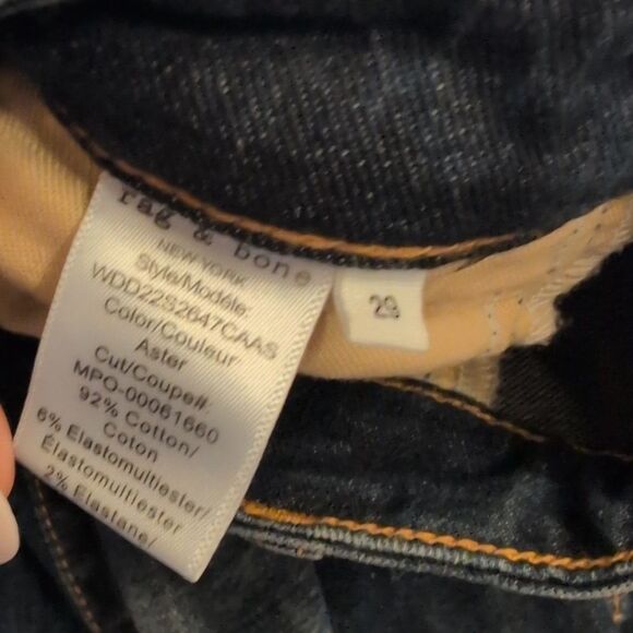 Rag And Bone Dre Low-Rise Slim Boyfriend Aster Size 29 - Picture 9 of 13